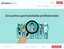 Tablet Screenshot of empleoslatino.com